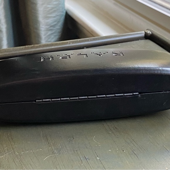Ralph Lauren Black Eyeglasses Case Hard Clamshell Glasses Rectangle Holder - Picture 7 of 13